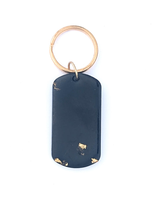 Military ID - Black and Gold Dog Tag