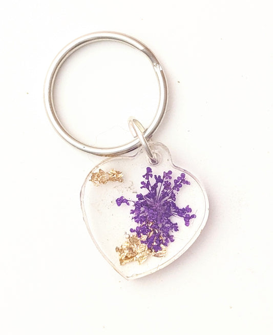 Heart - Floral Dog Tag