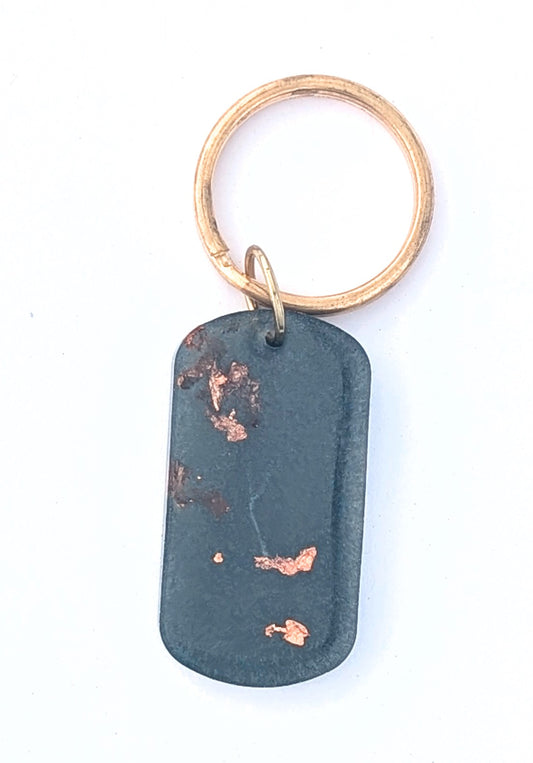 Military ID - Steel Blue Dog Tag