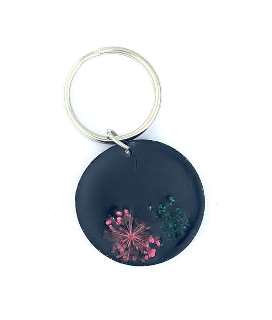 Circle - Floral Dog Tag